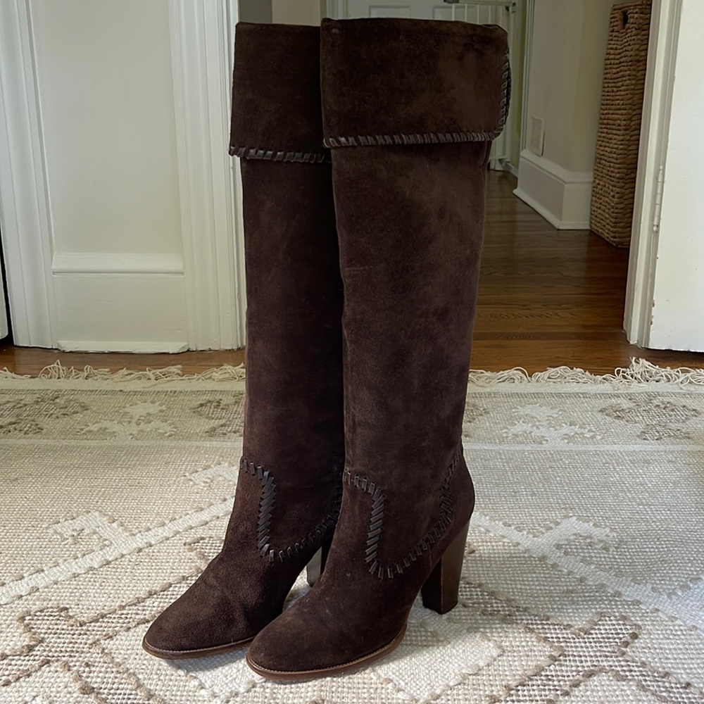 Michael Kors Brown Suede Boots